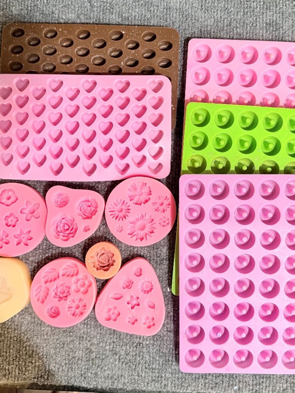 Assorted Silicone Craft and Baking Molds